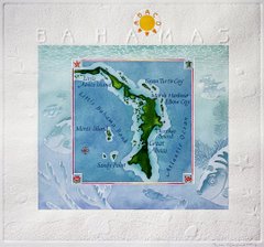 Abaco, Bahamas map: